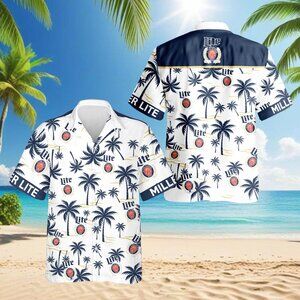 Miller Lite Hawaiian Shirt
